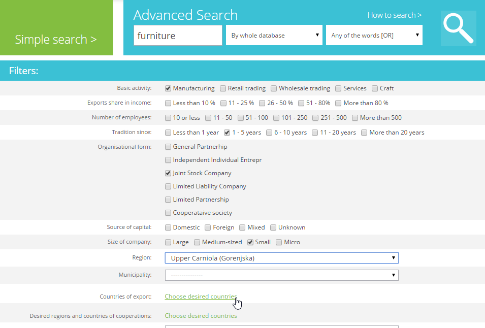 SloExport Advanced Search SloExport Advanced Search