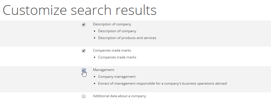 Customize Search Results of SloExport directory Customize Search Results of SloExport directory